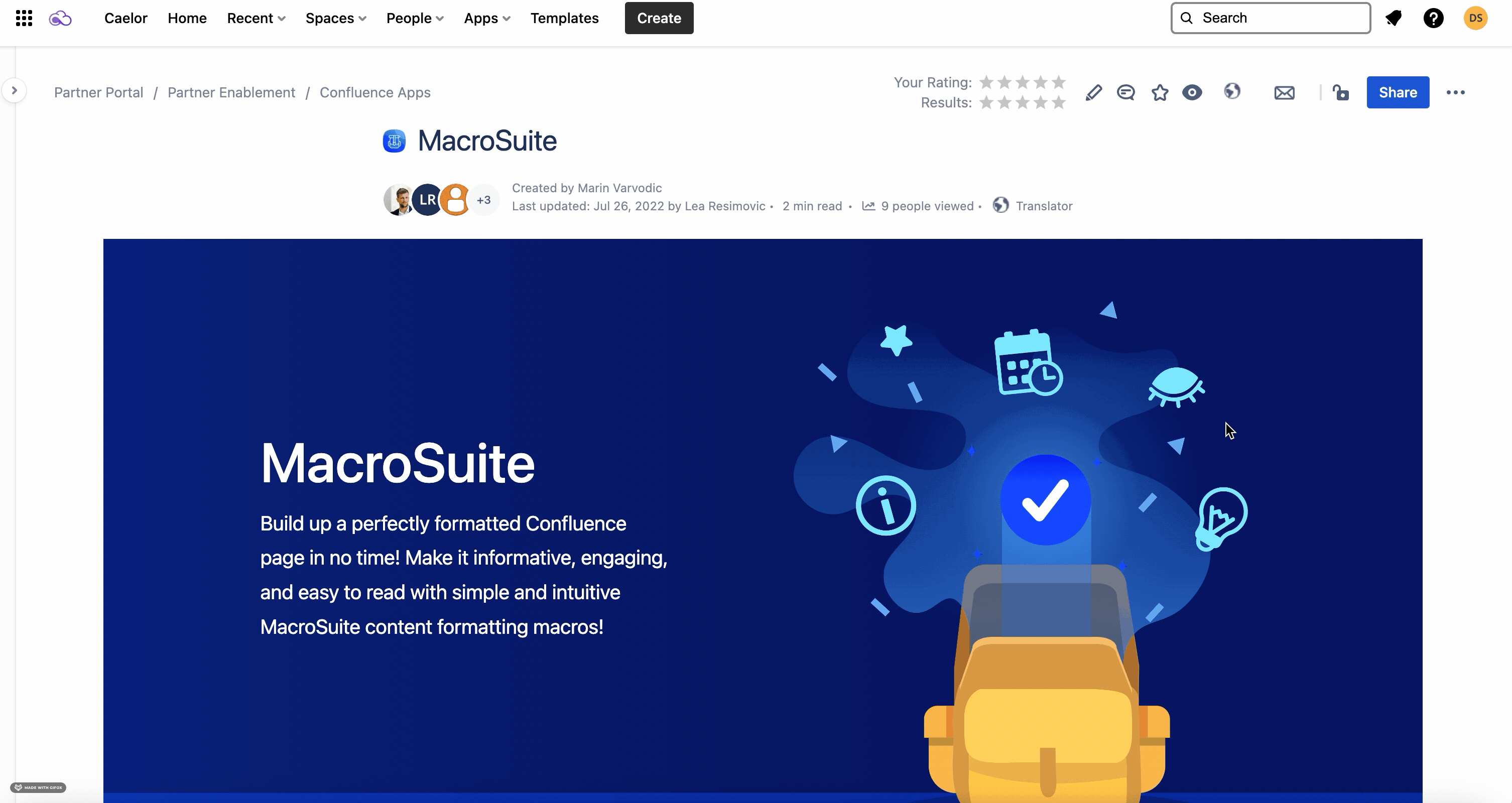 MacroSuite page Partner Portal