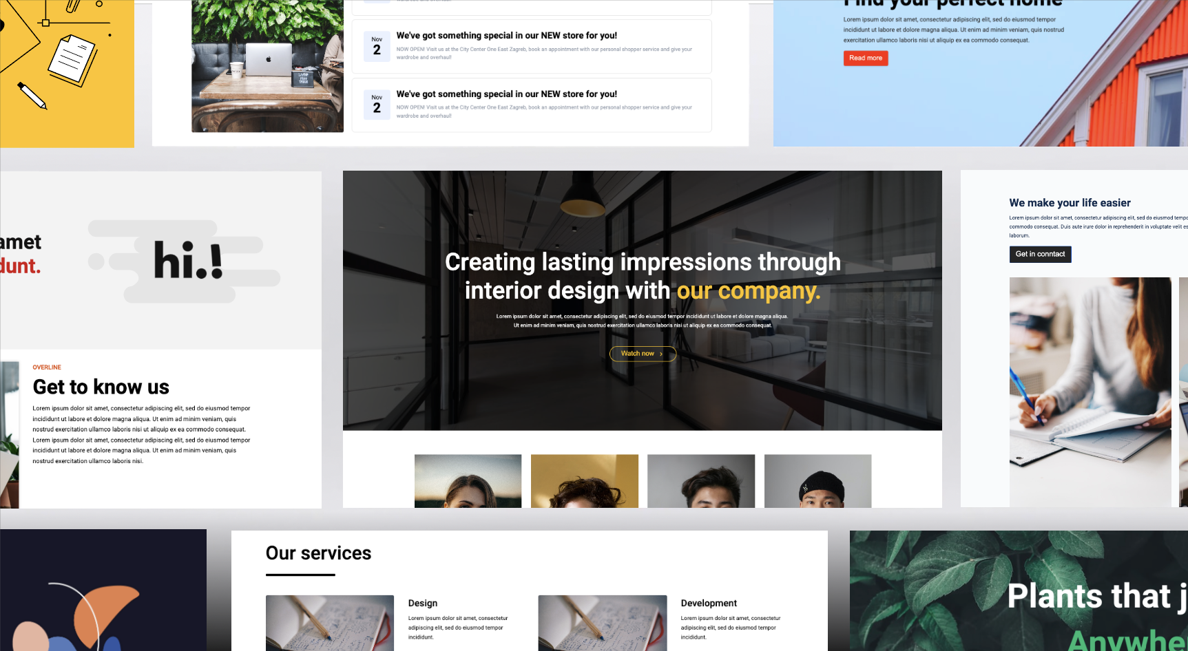 Confluence page design examples