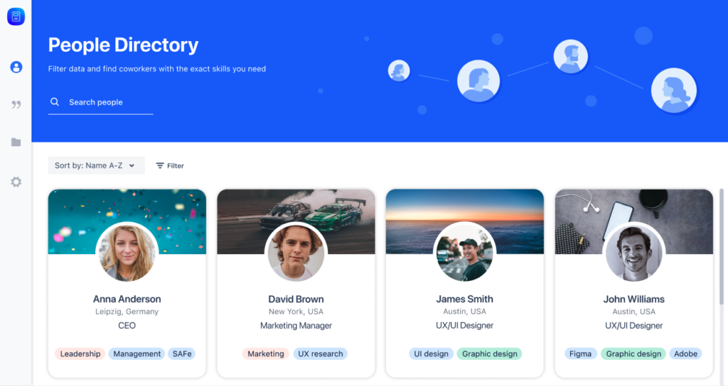 Content Viz Base: People Directory preview